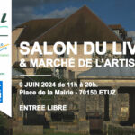 salon du livre et marché de l'artisanat - place de la Mairie - ETUZ - 9 juin 2024